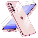 LeYi for Samsung Galaxy A37 5G Case: with Tempered Glass Screen Protector [2 Pcs]+ Full Camera Lens Protection
