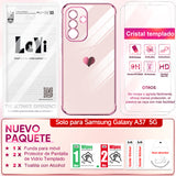 LeYi for Samsung Galaxy A37 5G Case: with Tempered Glass Screen Protector [2 Pcs]+ Full Camera Lens Protection