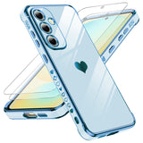 LeYi for Samsung Galaxy S24 FE 5G Case: with Tempered Glass Screen Protector [2 Pcs]+ Full Camera Lens Protection
