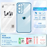 LeYi for Samsung Galaxy S24 FE 5G Case: with Tempered Glass Screen Protector [2 Pcs]+ Full Camera Lens Protection