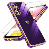 LeYi for Samsung Galaxy A14 5G Case: with Tempered Glass Screen Protector [2 Pcs]+ Full Camera Lens Protection
