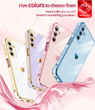 LeYi for Samsung Galaxy A14 5G Case: with Tempered Glass Screen Protector [2 Pcs]+ Full Camera Lens Protection