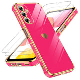 LeYi for Samsung Galaxy A14 5G Case: with Tempered Glass Screen Protector [2 Pcs]+ Full Camera Lens Protection