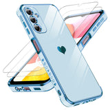 LeYi for Samsung Galaxy A14 5G Case: with Tempered Glass Screen Protector [2 Pcs]+ Full Camera Lens Protection