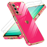 LeYi for Samsung Galaxy A26 5G Case: with Tempered Glass Screen Protector [2 Pcs]+ Full Camera Lens Protection