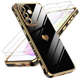LeYi for Samsung Galaxy A36 5G Case: with Tempered Glass Screen Protector [2 Pcs]+ Full Camera Lens Protection