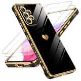 LeYi for Samsung Galaxy A53 5G Case: with Tempered Glass Screen Protector [2 Pcs]+ Full Camera Lens Protection