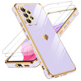 LeYi for Samsung Galaxy A53 5G Case: with Tempered Glass Screen Protector [2 Pcs]+ Full Camera Lens Protection