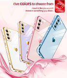 LeYi for Samsung Galaxy S21 FE 5G Case: with Tempered Glass Screen Protector [2 Pcs]+ Full Camera Lens Protection