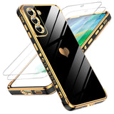 LeYi for Samsung Galaxy S21 FE 5G Case: with Tempered Glass Screen Protector [2 Pcs]+ Full Camera Lens Protection