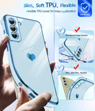 LeYi for Samsung Galaxy S21 FE 5G Case: with Tempered Glass Screen Protector [2 Pcs]+ Full Camera Lens Protection