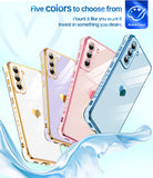 LeYi for Samsung Galaxy S21 FE 5G Case: with Tempered Glass Screen Protector [2 Pcs]+ Full Camera Lens Protection