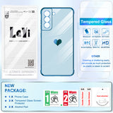 LeYi for Samsung Galaxy S21 FE 5G Case: with Tempered Glass Screen Protector [2 Pcs]+ Full Camera Lens Protection
