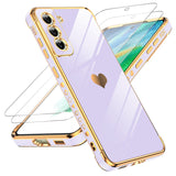 LeYi for Samsung Galaxy S21 FE 5G Case: with Tempered Glass Screen Protector [2 Pcs]+ Full Camera Lens Protection