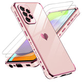 LeYi for Samsung Galaxy A52 5G Case: with Tempered Glass Screen Protector [2 Pcs]+ Full Camera Lens Protection