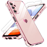 LeYi for Samsung Galaxy A14 5G Case: with Tempered Glass Screen Protector [2 Pcs]+ Full Camera Lens Protection