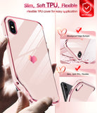 LeYi for iPhone X/ XS Case: with Tempered Glass Screen Protector [2 Pcs]+ Full Camera Lens Protection