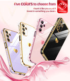 LeYi for Samsung Galaxy A15 5G Case: with Tempered Glass Screen Protector [2 Pcs]+ Full Camera Lens Protection