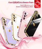 LeYi for Samsung Galaxy A25 5G Case: with Tempered Glass Screen Protector [2 Pcs]+ Full Camera Lens Protection