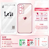 LeYi for Samsung Galaxy A54 5G Case: with Tempered Glass Screen Protector [2 Pcs]+ Full Camera Lens Protection
