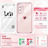 LeYi for Samsung Galaxy A35 5G Case: with Tempered Glass Screen Protector [2 Pcs]+ Full Camera Lens Protection