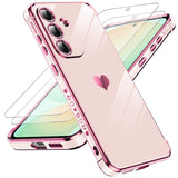 LeYi for Samsung Galaxy S25 FE 5G Case: with Tempered Glass Screen Protector [2 Pcs]+ Full Camera Lens Protection