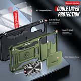 LeYi Compatible for Samsung Galaxy S23 Phone Case: Samsung S23 Case with Screen Protector 2 PCS, Heavy Duty Protection para S23 Case