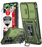 LeYi Compatible for Samsung Galaxy S25 Ultra Phone Case: Samsung S25 Ultra Case with Screen Protector 2 PCS, Heavy Duty Protection para S25 Ultra Case