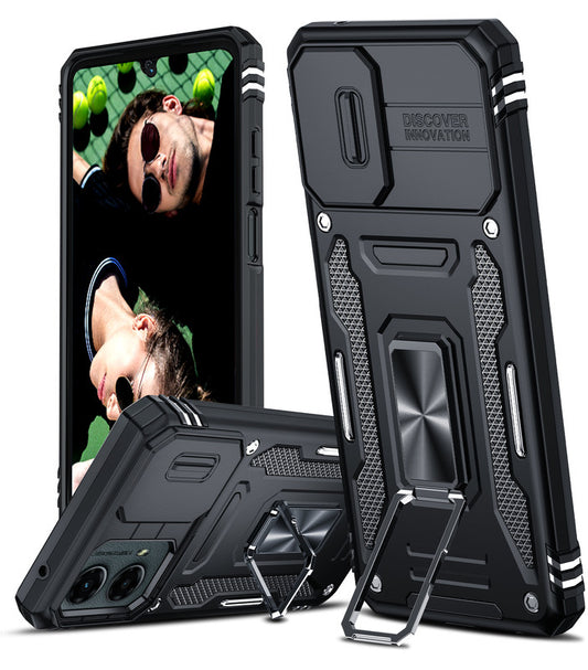 LeYi for Moto G Power-5G-2024 Case: with Magnetic Ring Holder Stand & Slide Camera Cover, Military-Grade Drop Protection for Motorola G Power 5G 2024 Case