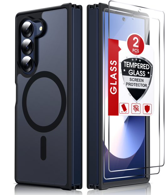 LeYi for Samsung-Galaxy-Z-Fold-7-Case: Galaxy Z Fold 7 Case [Compatible with MagSafe] with Fast Magnetic Integrated Structure Funda para Z Fold 7
