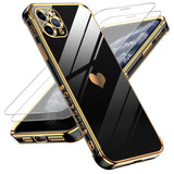 LeYi for iPhone 11 Pro Max Case: with Tempered Glass Screen Protector [2 Pcs]+ Full Camera Lens Protection