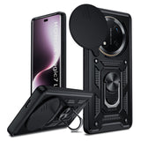 LeYi for Honor Magic 7 Lite 5G Case: Honour Magic 7 Lite Case with Tempered Glass Screen Protector, [Military-Grade] Shockproof Kickstand Phone Cover