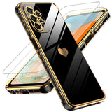 LeYi for Samsung Galaxy A23 5G Case: with Tempered Glass Screen Protector [2 Pcs]+ Full Camera Lens Protection