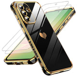 LeYi for Samsung Galaxy A56 5G Case: with Tempered Glass Screen Protector [2 Pcs]+ Full Camera Lens Protection