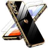 LeYi for Samsung Galaxy A14 5G Case: with Tempered Glass Screen Protector [2 Pcs]+ Full Camera Lens Protection