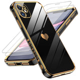 LeYi for iPhone 11 Case: with Tempered Glass Screen Protector [2 Pcs]+ Full Camera Lens Protection