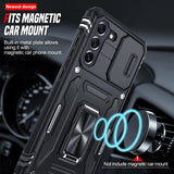 LeYi Compatible for Samsung Galaxy S21 FE Phone Case: Samsung S21 FE Case with Screen Protector 2 PCS, Heavy Duty Protection para S21 FE Case