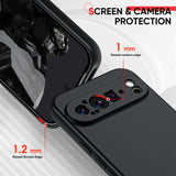 LeYi for Google Pixel 9 Pro XL Cases, Pixel 9 Pro XL Cover with Tempered Glass Screen Protectors, Soft Silicone Ultra Slim Shockproof Cover with Anti-Scratch Microfiber Lining Pixel 9 Pro XL Case