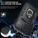 LeYi for iPhone 15 Pro Max 5G Phone Case: iPhone 15 Pro Max Case with Screen Protector X 2, Slide Camera Cover with Magnetic Stand, Heavy Duty Shockproof para 15 Case for Women Girl