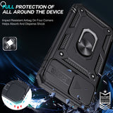 LeYi for iPhone XR Phone Case: iPhone XR Case with Screen Protector X 1, Slide Camera Cover with Magnetic Stand, Heavy Duty Shockproof para iPhone XR Case for Women Girl