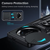 LeYi for Honor Magic 7 Lite 5G Case: Honour Magic 7 Lite Case with Tempered Glass Screen Protector, [Military-Grade] Shockproof Kickstand Phone Cover