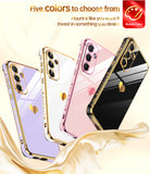 LeYi for Samsung Galaxy A55 5G Case: with Tempered Glass Screen Protector [2 Pcs]+ Full Camera Lens Protection