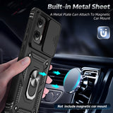LeYi for Motorola-Moto G Stylus 5G 2024 Case: with Slide Camera Cover and Screen Protector, [Military-Grade] Cellphone Case Cover with Magnetic Ring Kickstand for Moto G Stylus 5G 2024