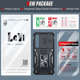 LeYi Compatible for Samsung Galaxy S23 Phone Case: Samsung S23 Case with Screen Protector 2 PCS, Heavy Duty Protection para S23 Case