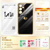 LeYi for Samsung Galaxy A55 5G Case: with Tempered Glass Screen Protector [2 Pcs]+ Full Camera Lens Protection