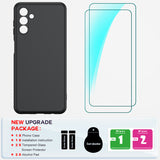 LeYi for Galaxy A13 5G Phone Cases, Samsung A13 5G Cover with Tempered Glass Screen Protectors, Soft Silicone Ultra Slim Shockproof Cover with Anti-Scratch Microfiber Lining Galaxy A 13 Case