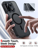 LeYi for OnePlus-15 Case: OnePlus 15 Screen Protector [2 Packs] with One Plus 15 Case, [Mag-Safe Fit] Matte Translucent Soft & Full Body Shockproof Funda para One Plus15 Unlocked Accessories