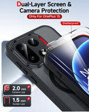 LeYi for OnePlus-15 Case: OnePlus 15 Screen Protector [2 Packs] with One Plus 15 Case, [Mag-Safe Fit] Matte Translucent Soft & Full Body Shockproof Funda para One Plus15 Unlocked Accessories