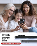LeYi for Google Pixel-10/10 Pro Case: Google Pixel 10/10 Pro Phone Case [Magnet Fit] with [2 Packs] Screen Protector, Raised Camera Guard Slim Matte Translucent Smooth Soft-Touch Funda para Pixel 10/10 Pro