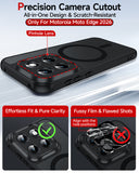 LeYi for Moto Edge 2026 Case: Compatible with Mag-Safe, Military-Grade Matte Translucent Soft-Touch Skin Funda para moto edge 2026